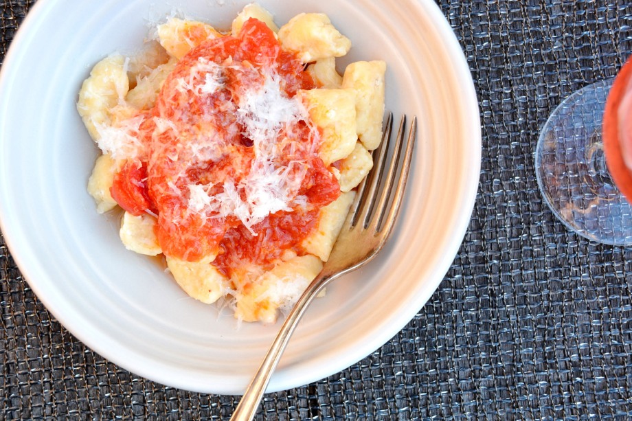 italy on my mind-ricotta gnocchi with tomato butter sauce-best italian food blog