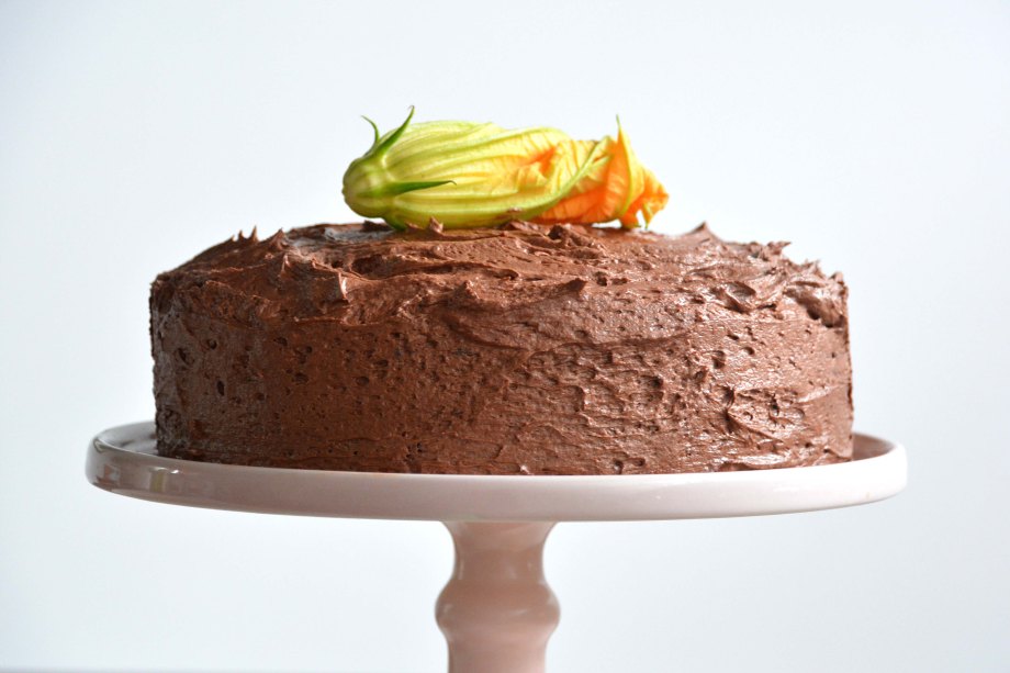 chocolate zucchini cake white background-gluten free-italy on my mind-best italian food blog